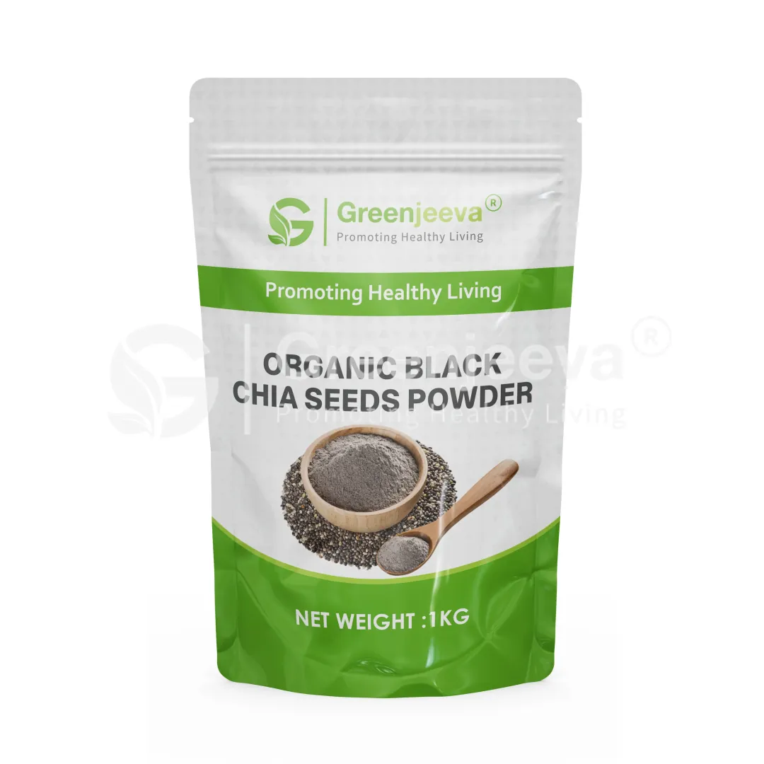 Organic Black Chia Seeds Powder Pouch Organic Black Chia Seeds Powder Pouch